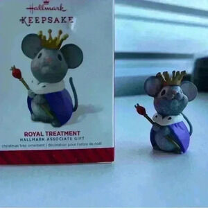 Hallmark Keepsake Royal Treatment Ornament Associate Gift 2014 Mouse Limited